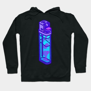 Lava Lamp Lighter Neon Hoodie